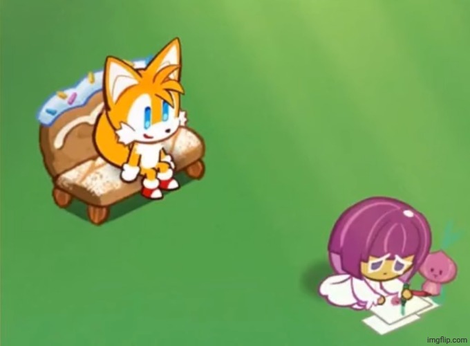 Bench tails | image tagged in bench tails | made w/ Imgflip meme maker