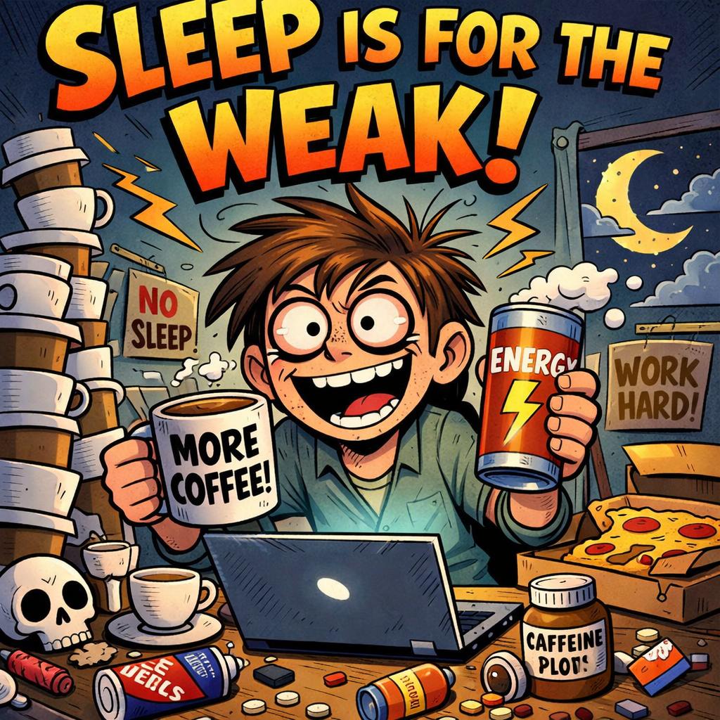 Sleep is for the weak Blank Meme Template