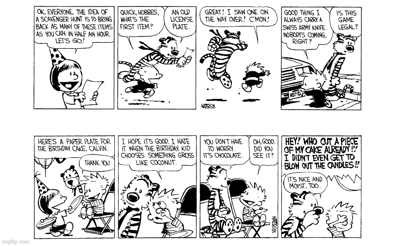 image tagged in calvin and hobbes,comics | made w/ Imgflip meme maker