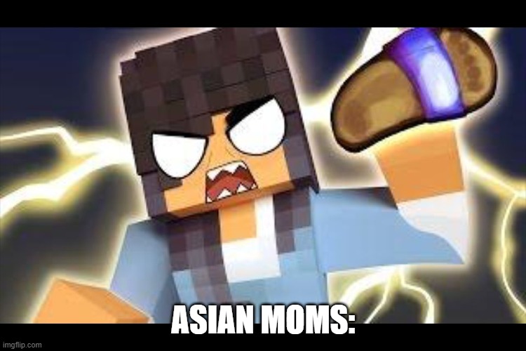 EVERY ASIAN MOMS ARE LIKE THIS | ASIAN MOMS: | image tagged in aphmau memes | made w/ Imgflip meme maker