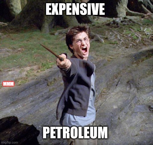 Petroleum | EXPENSIVE; MMM; PETROLEUM | image tagged in harry potter | made w/ Imgflip meme maker