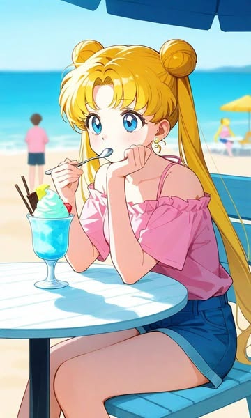 sailor beach Blank Meme Template