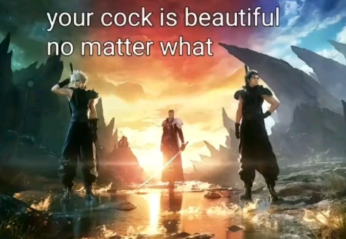 High Quality your cock is beautiful, no matter what Blank Meme Template
