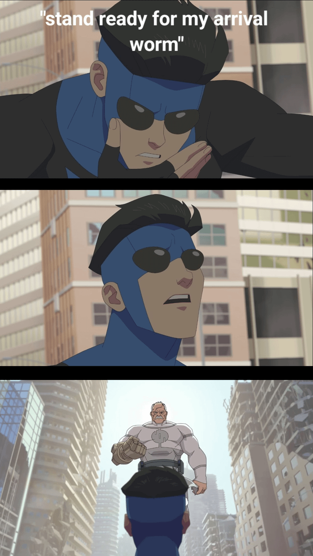 Stand ready for my arrival worm Blank Meme Template