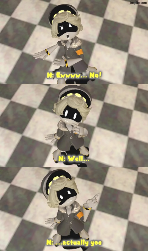 Ewww... No! Well... ...actually yes. | image tagged in ewww no well actually yes | made w/ Imgflip meme maker