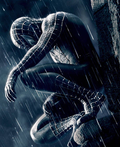 Spider-Man In Rain Blank Meme Template