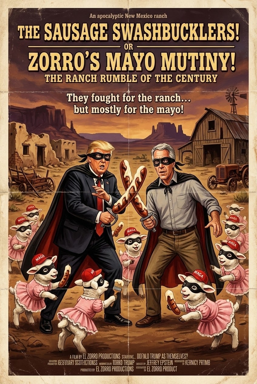 TRUMPSTEIN'S ZORRO RANCH NEW MEXICO Blank Meme Template