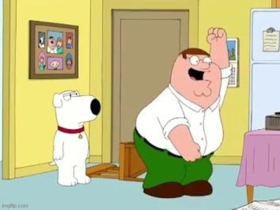 Peter Griffing the bird is the word | image tagged in peter griffing the bird is the word | made w/ Imgflip meme maker