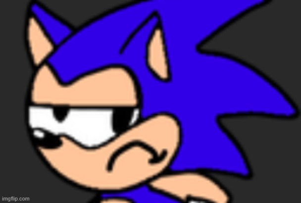 paper sonic annoyied | image tagged in paper sonic annoyied by steelysonicparrot | made w/ Imgflip meme maker