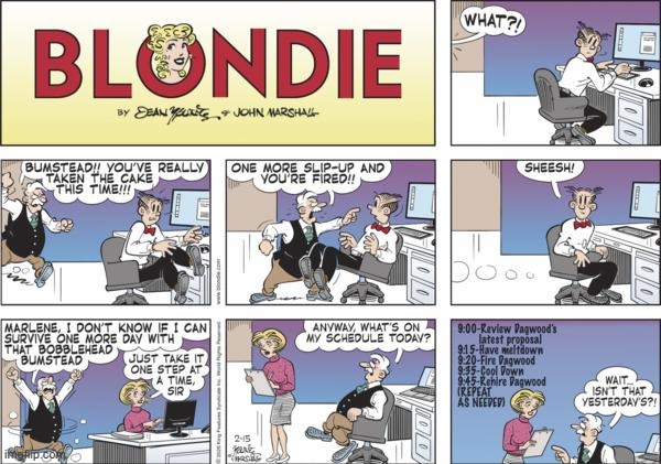 Blondie | image tagged in comics | made w/ Imgflip meme maker