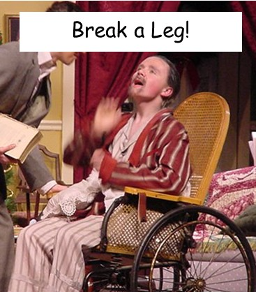 Break a Leg! Blank Meme Template
