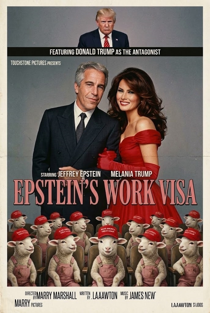 Epstein's Work Visa Blank Meme Template