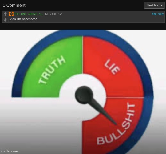 image tagged in bullshit detector | made w/ Imgflip meme maker