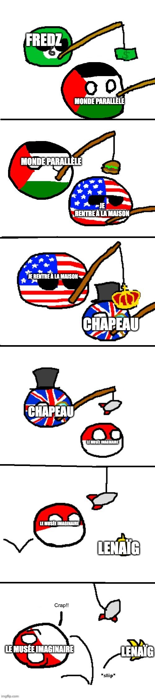 The triangle of manie musicale songs | FREDZ; MONDE PARALLÈLE; MONDE PARALLÈLE; JE RENTRE À LA MAISON; JE RENTRE À LA MAISON; CHAPEAU; CHAPEAU; LE MUSÉE IMAGINAIRE; LE MUSÉE IMAGINAIRE; LENAÏG; Crap!! LENAÏG; LE MUSÉE IMAGINAIRE | image tagged in d8 control palestine control u s a control uk control poland die | made w/ Imgflip meme maker