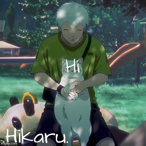 dai hikaru temp | Hi | image tagged in dai hikaru temp | made w/ Imgflip meme maker