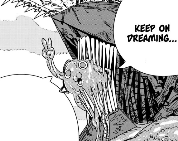 Chainsaw Man Keep dreaming Blank Meme Template