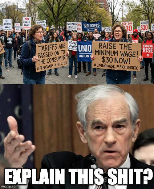 Stupid liberal logic | EXPLAIN THIS SHIT? | image tagged in ron paul explain this shit | made w/ Imgflip meme maker