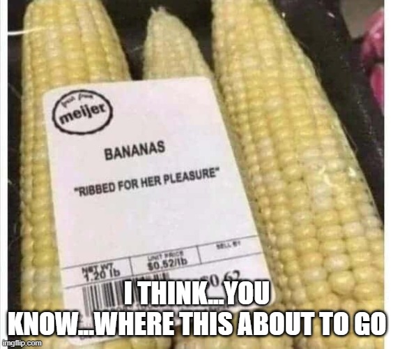 Fun Bananas? | I THINK...YOU KNOW...WHERE THIS ABOUT TO GO | image tagged in sex jokes | made w/ Imgflip meme maker
