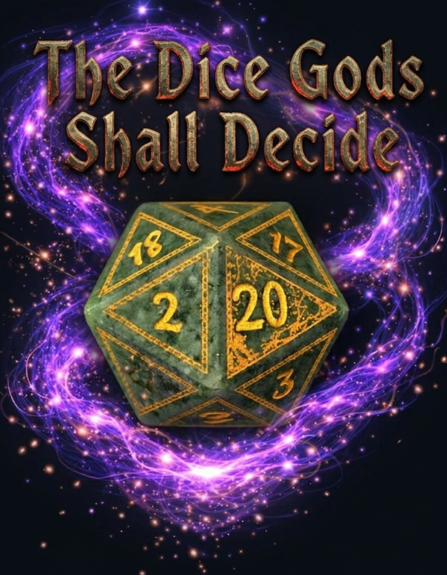 The Dice Gods Shall Decide Blank Meme Template