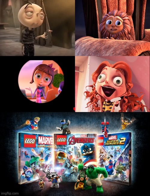 Figaro Pho Characters In LEGO Marvel Games Mod Blank Meme Template