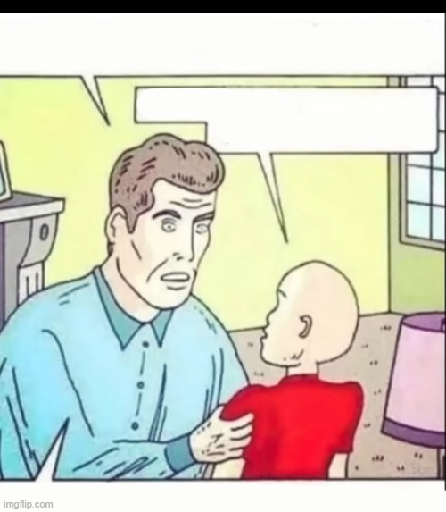 man mole- i mean holding child Blank Meme Template