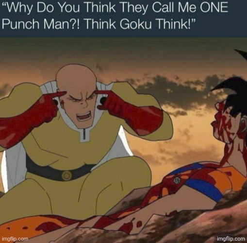 image tagged in one punch man | made w/ Imgflip meme maker