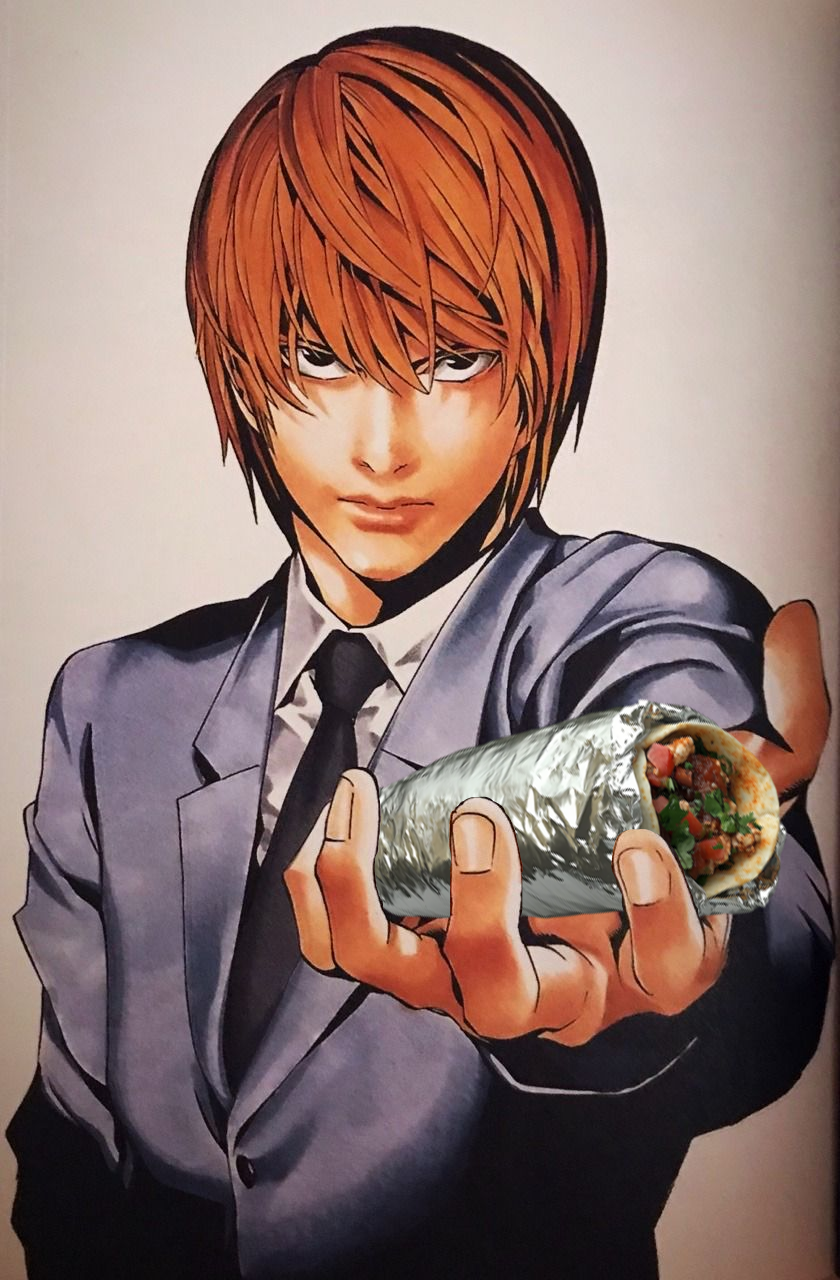 Light Yagami Burrito Blank Meme Template