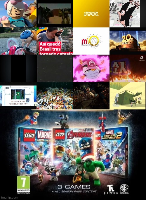 Live Action/Animated Heroes In LEGO Marvel Games Mod Vol.1 Blank Meme Template
