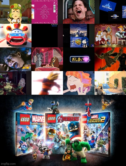 Live Action/Animated Heroes In LEGO Marvel Games Mod Vol.2 Blank Meme Template