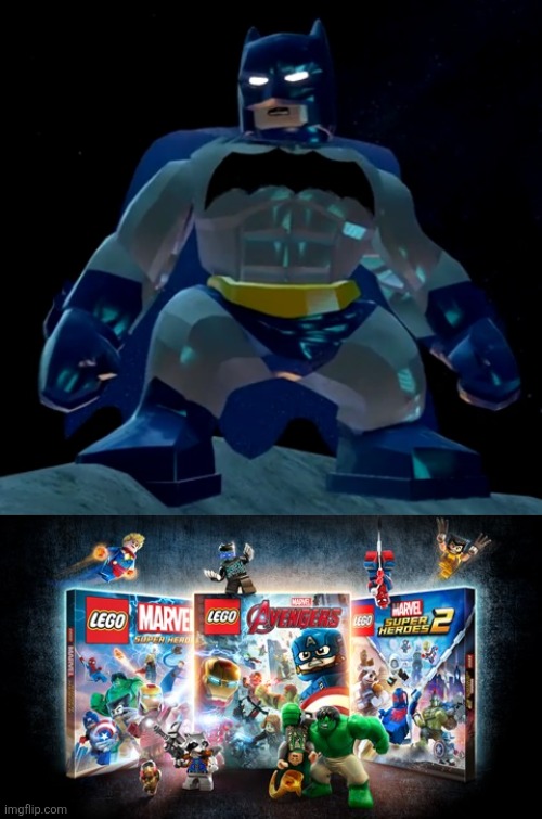 Batman (Dark Knight Returns) In LEGO Marvel Games Mod Blank Meme Template