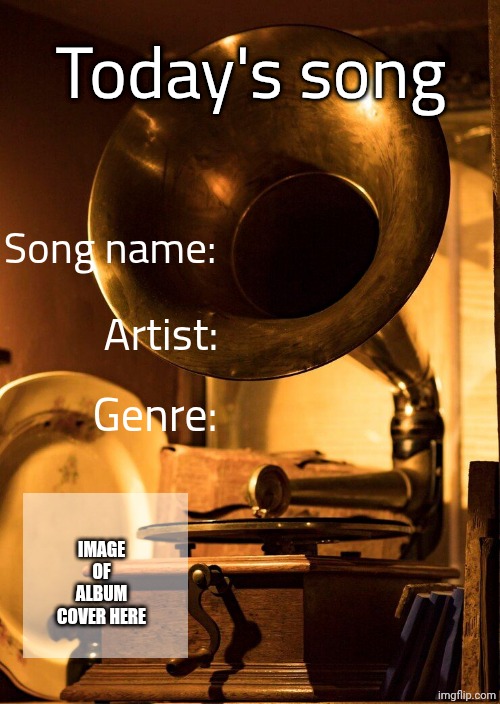 Today's song (severiteez version) Blank Meme Template