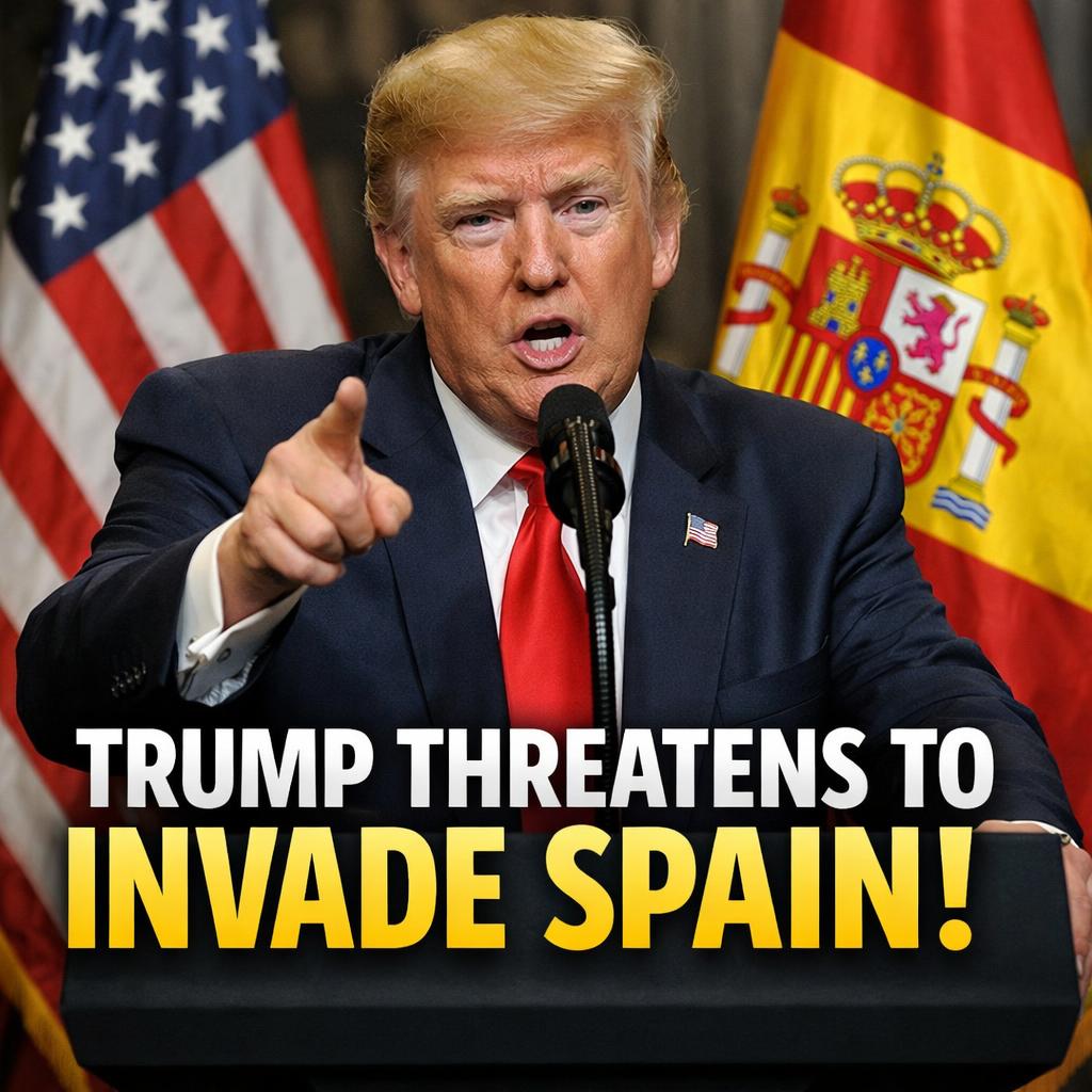 Did Trump threaten to invade Spain? Blank Meme Template