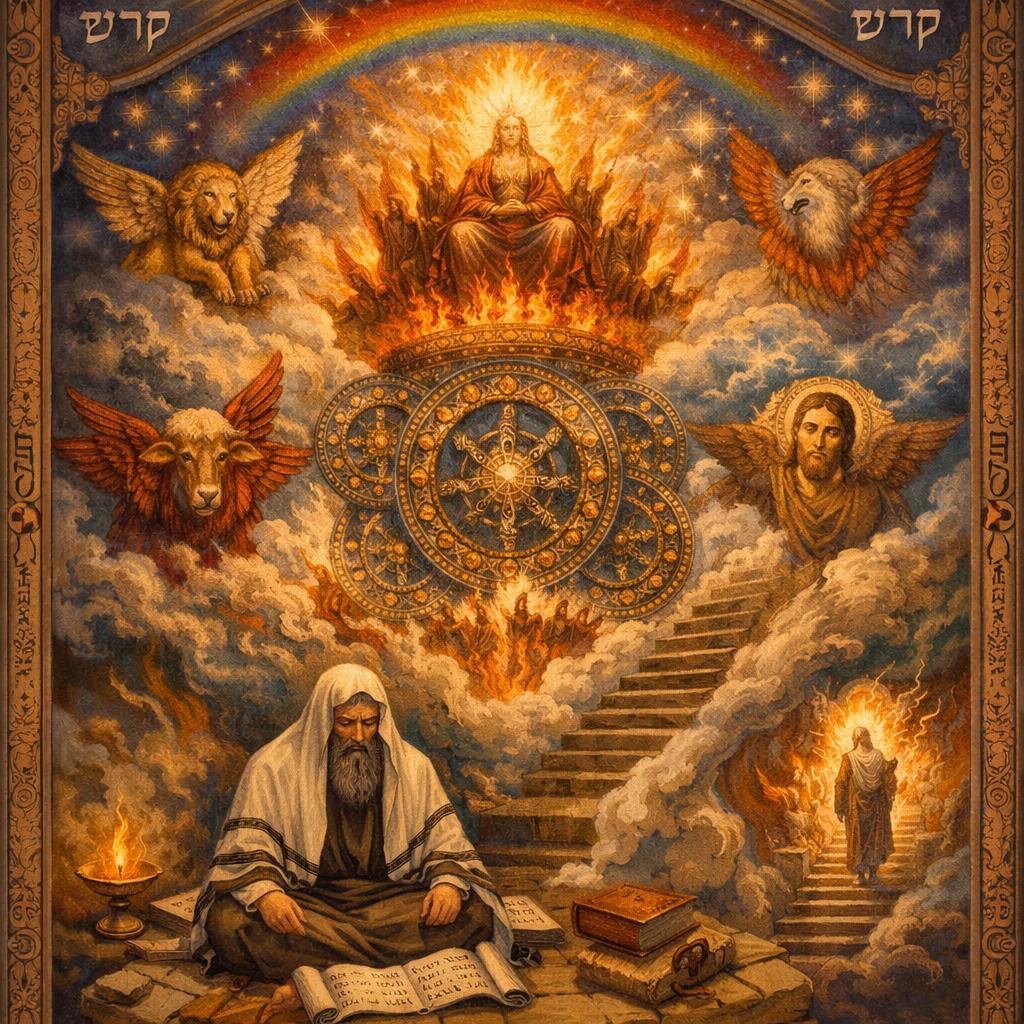 1. Early Jewish Merkavah Mysticism -Ezekiel 1 used as a manual f Blank Meme Template