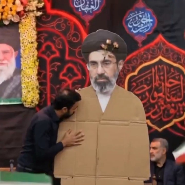 Cardboard Ayatollah Blank Meme Template