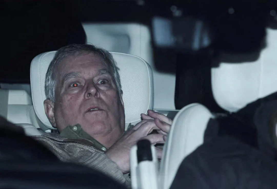 Prince Andrew Scared Blank Meme Template