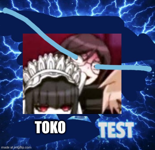 TOKO TEST!! | TOKO | image tagged in poo poo test | made w/ Imgflip meme maker