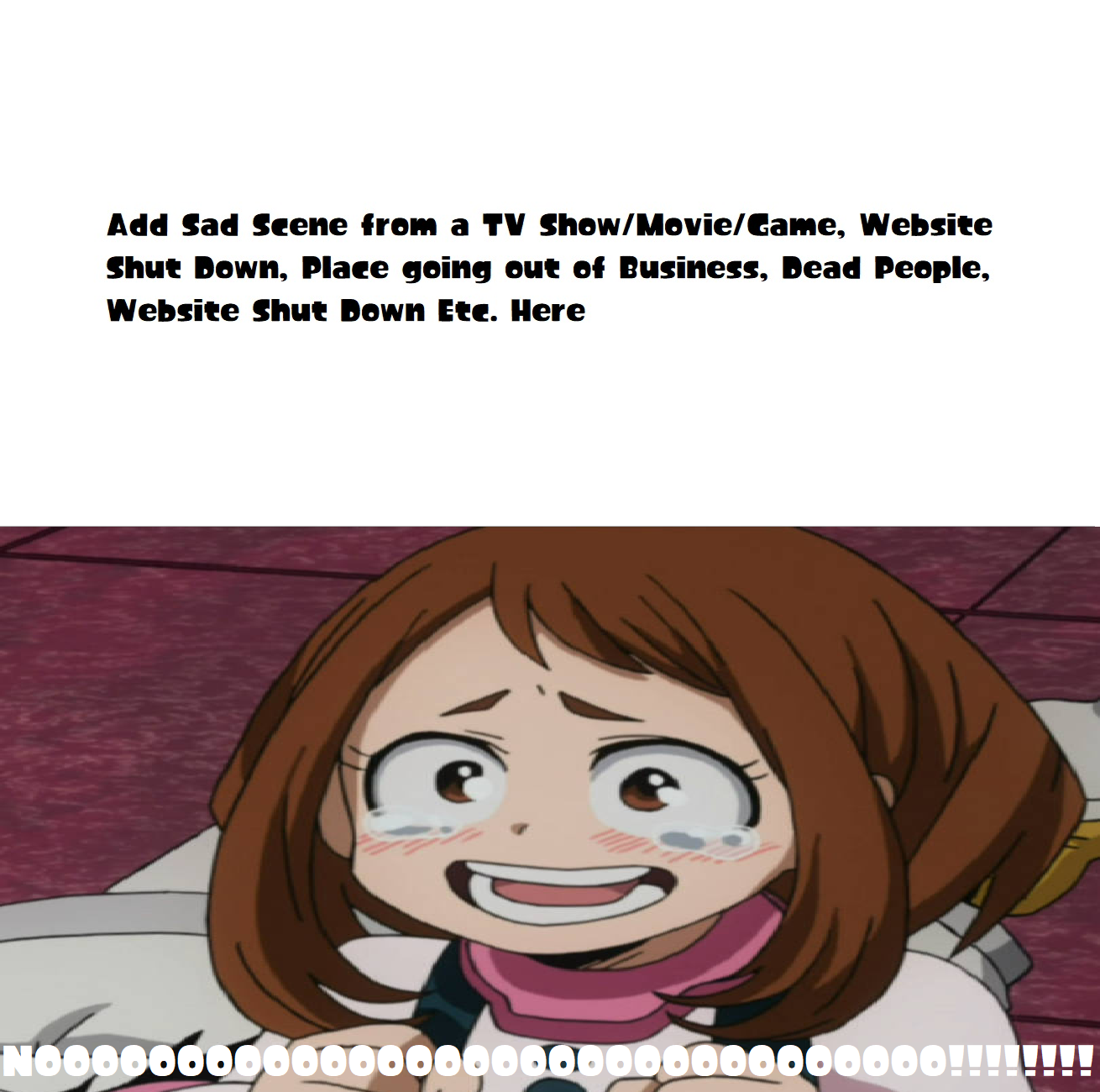 Ohcaco reacts to what scene ? Blank Meme Template