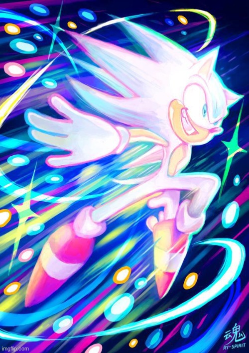 I've ran outta of furry art so you'll get hyper sonic | made w/ Imgflip meme maker