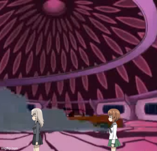 A walk during another Brock Samson rampage | image tagged in girls und panzer,venture bros,girls und venture,parody,meme,crossover | made w/ Imgflip meme maker