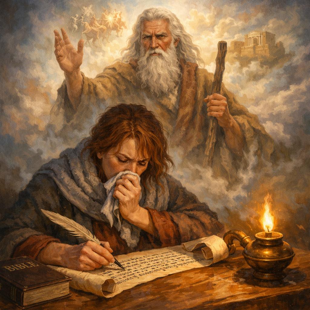 Riddle#1: How can “A WOMAN’ with a “horse voice” [m. sick, with Blank Meme Template