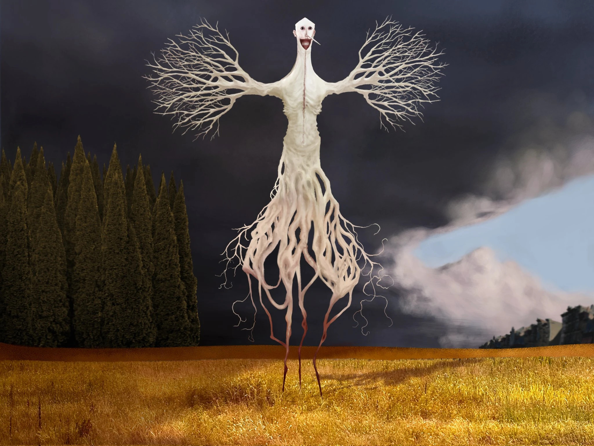 Tree Root Guy Blank Meme Template