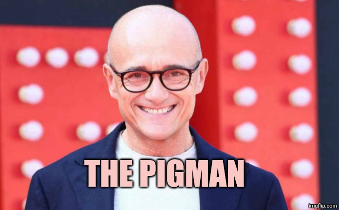 Alfonso Signorini | THE PIGMAN | image tagged in alfonso signorini | made w/ Imgflip meme maker