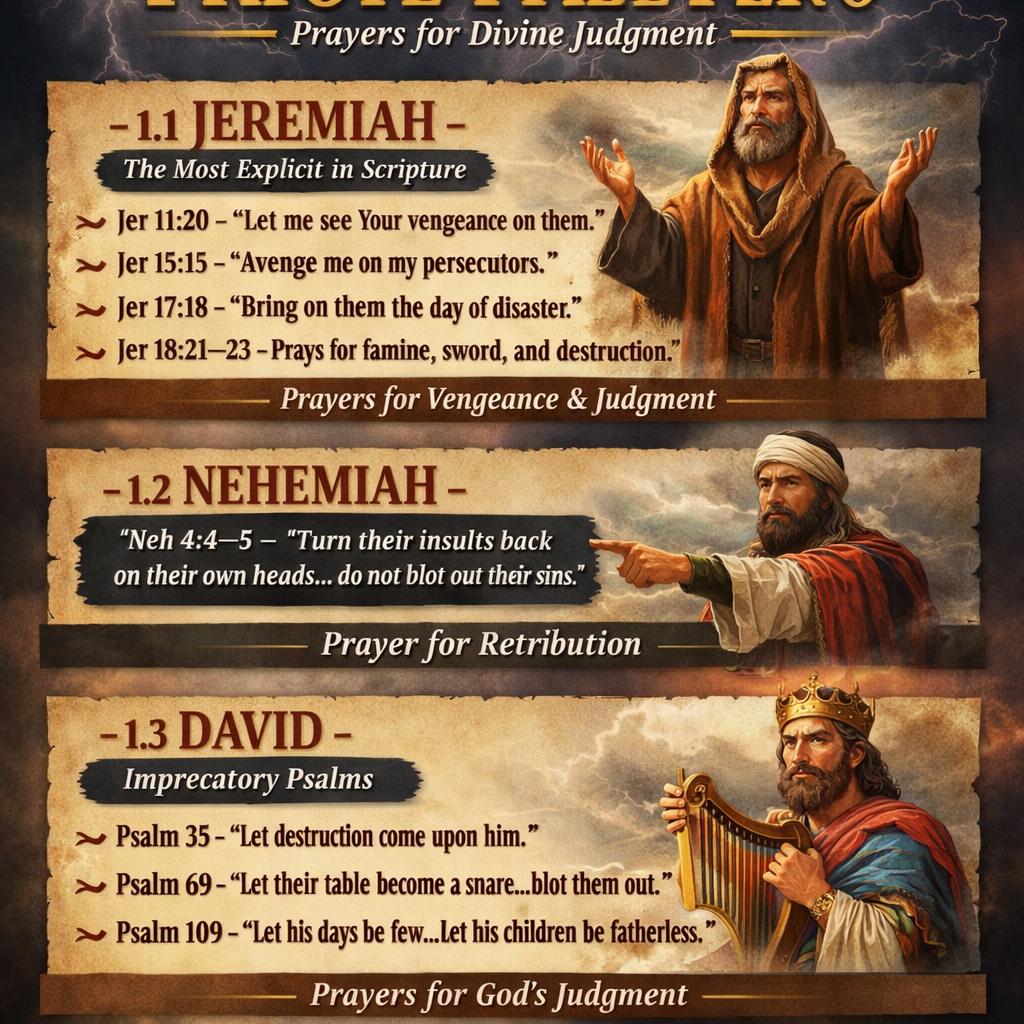 1. PROPHETS WHO PRAYED FOR GOD TO LOOSE JUDGMENT 1.1 Jeremiah (m Blank Meme Template
