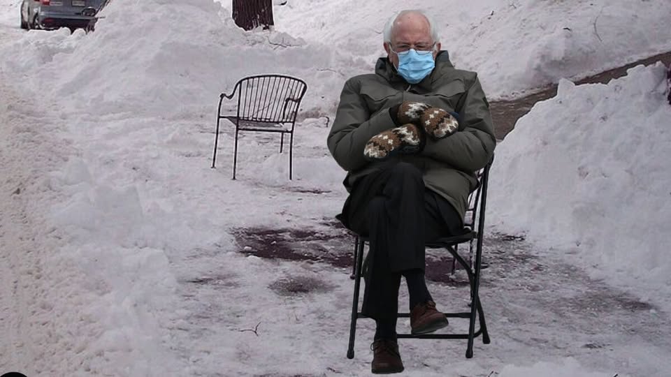 Bernie Sanders Blank Meme Template