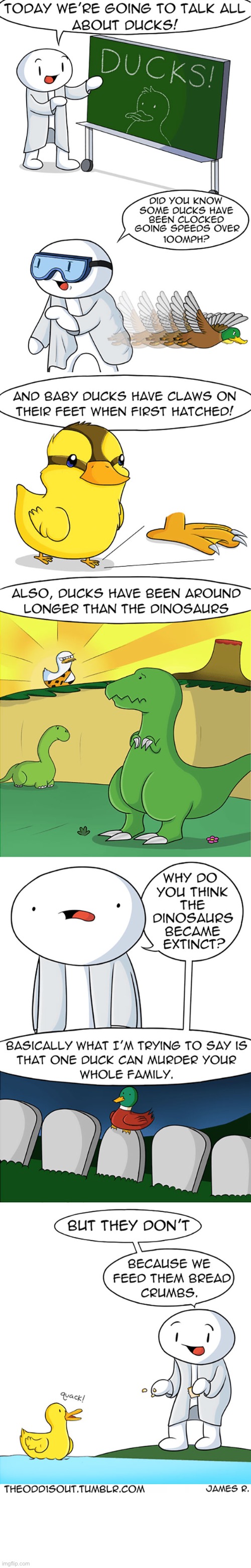 The Odd 1s Out | image tagged in comics,the odd 1s out,ducks,history | made w/ Imgflip meme maker