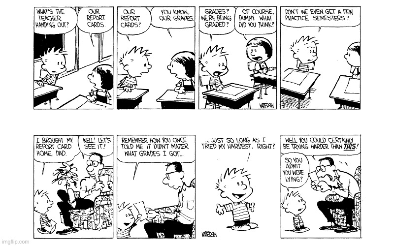 image tagged in calvin and hobbes,comics | made w/ Imgflip meme maker