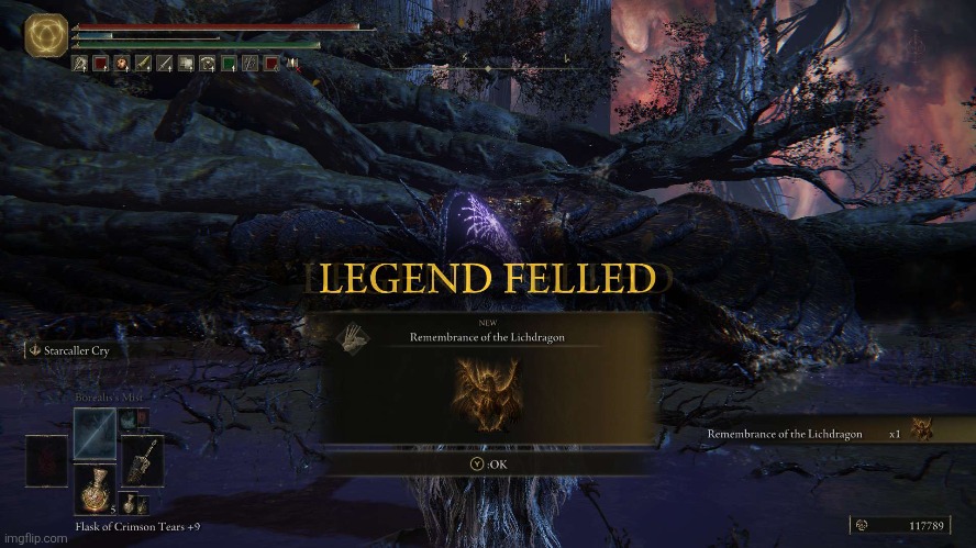 Not sure if I can post it here but, someway SOMEHOW I killed this guy first try (Lichdragon Fortissax) | made w/ Imgflip meme maker