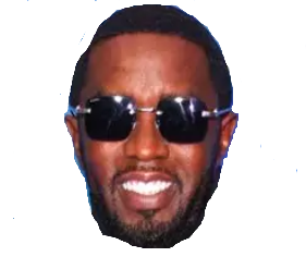 Diddy face Blank Meme Template