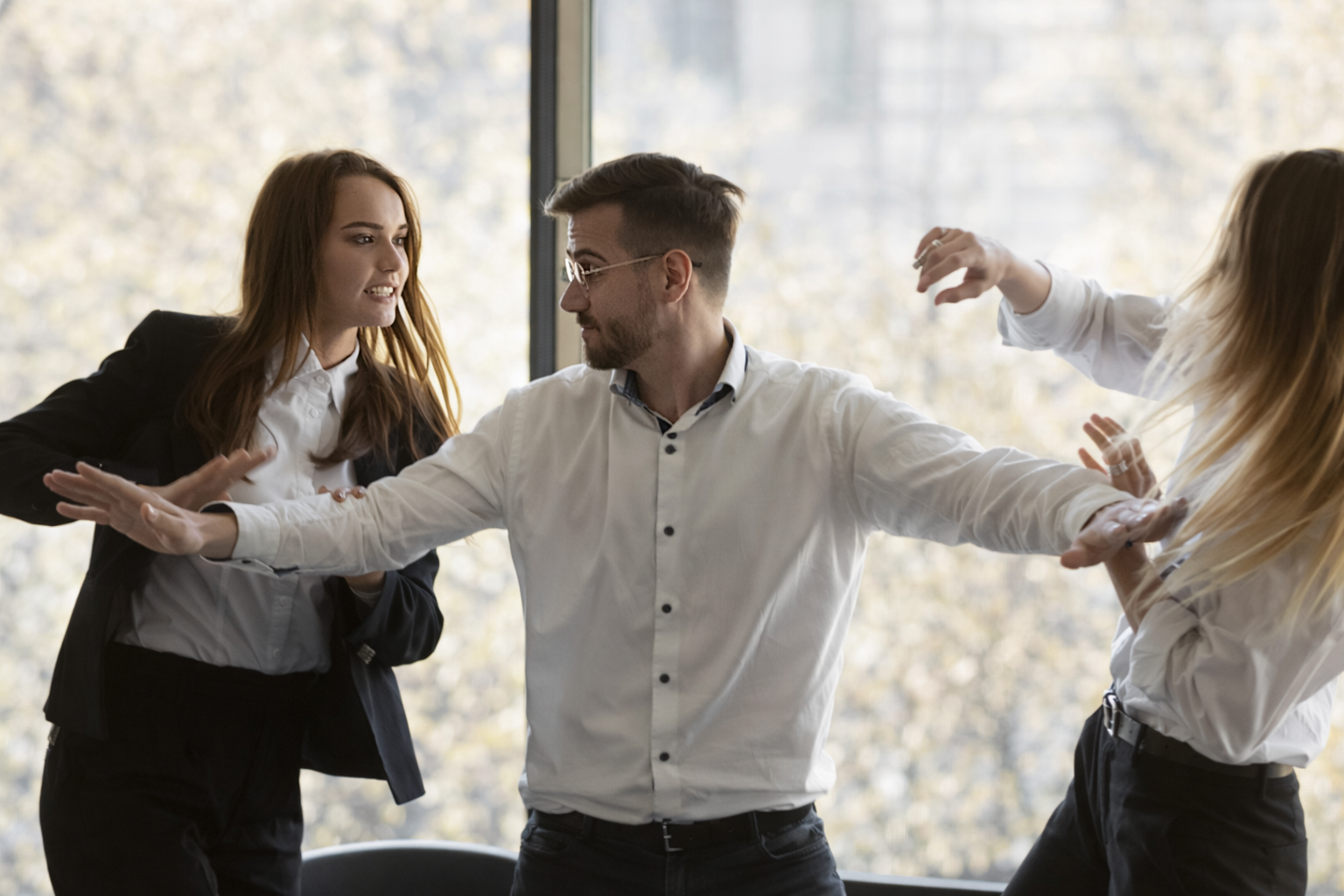 fight breakup Blank Meme Template