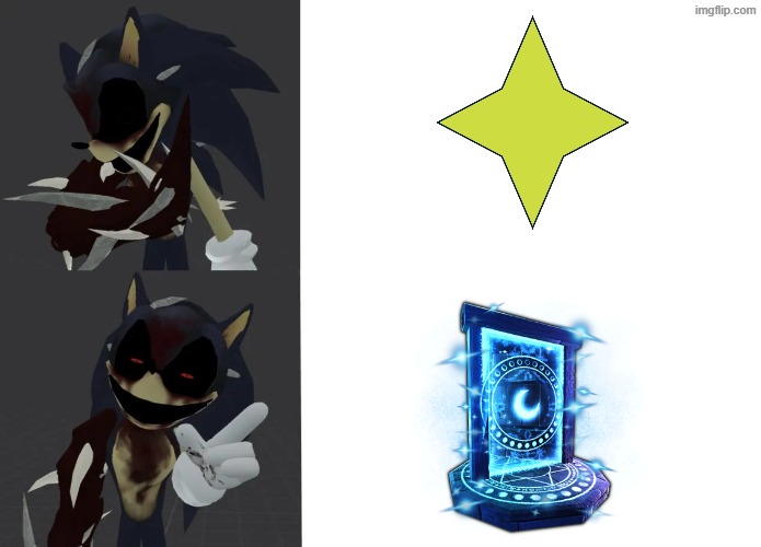 Guiding Light is better | image tagged in kolossos drake template,doors,roblox | made w/ Imgflip meme maker